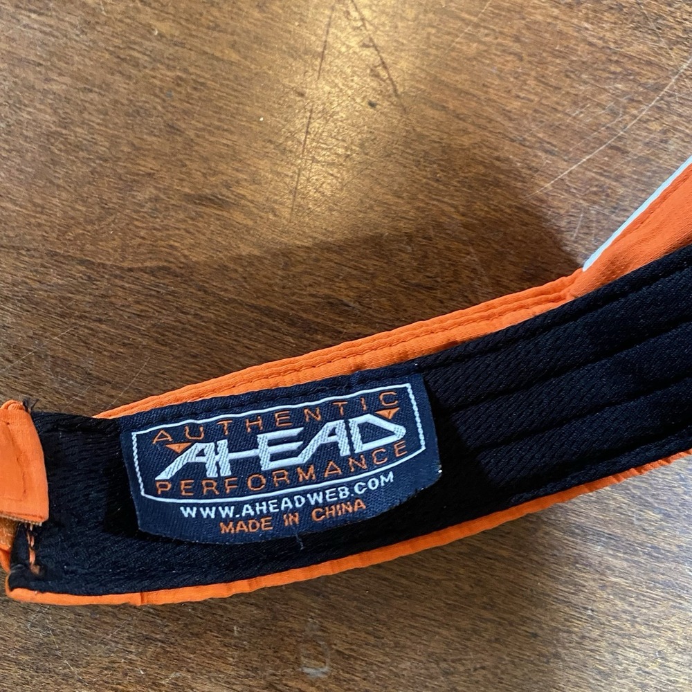 Clemson Tigers Football Visor AHead White And Orange SEC Football Go Tigers! - Picture 5 of 5